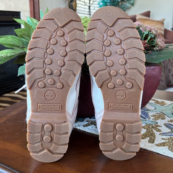 Timberland Euro Hiker Sprint Mid Light Pink Nubuck Leather Women's Boots Lace Up - Picture 14 of 15